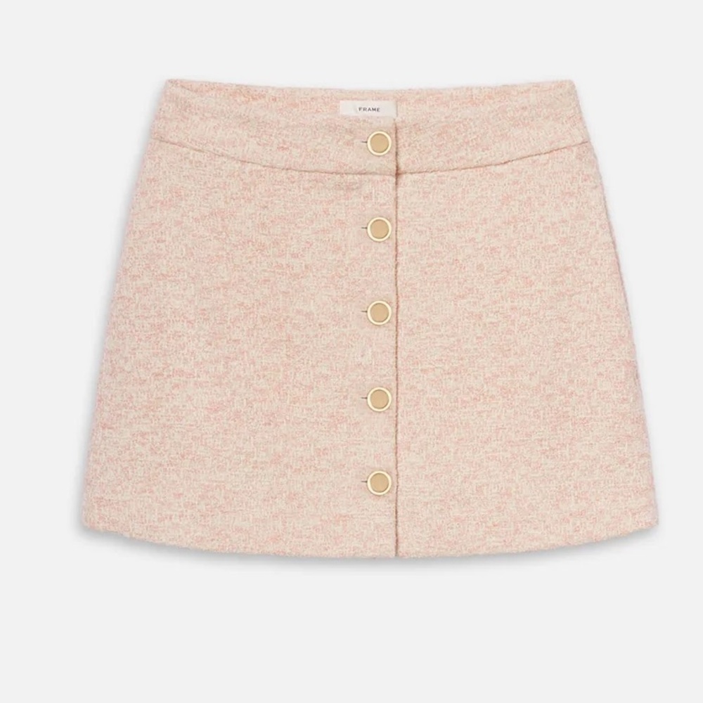 Frame Tweed Mini Skirt NWT